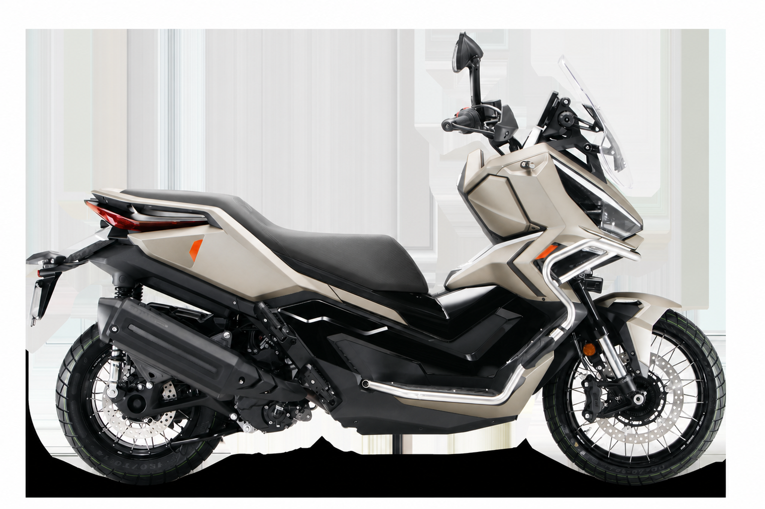 Detalle de moto adventure